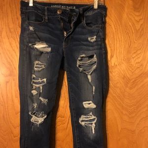 American eagle crop jeggings